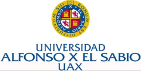 UNIVERSIDAD ALFONSO X EL SABIO UAX - DIFFUSIVUM SUI BONUM EST Logo (EUIPO, 03/09/2009)