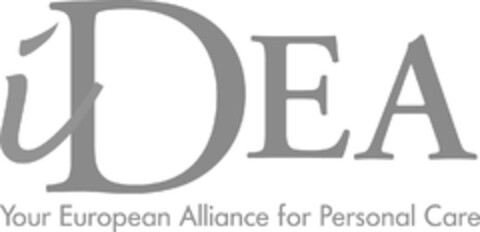 IDEA YOUR EUROPEAN ALLIANCE FOR PERSONAL CARE Logo (EUIPO, 13.02.2012)