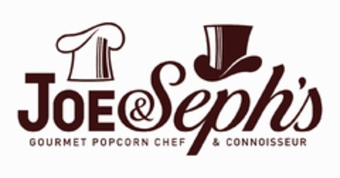 JOE & Seph's GOURMET POPCORN CHEF & CONNOISSEUR Logo (EUIPO, 08/24/2012)