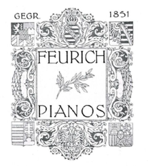 GEGR. 1851 FEURICH PIANOS Logo (EUIPO, 11.10.2012)