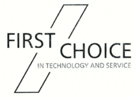 FIRST CHOICE IN TECHNOLOGY AND SERVICE Logo (EUIPO, 03/12/2014)