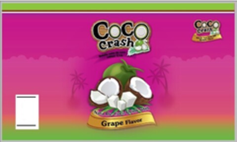 COCO Crash Bebida nata de coco sabor Uva Nata De Coco Drink with Grape Flavor Logo (EUIPO, 11.04.2014)