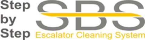 Step by Step SBS Escalator Cleaning System Logo (EUIPO, 22.07.2014)