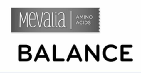 Mevalia Balance Amino Acids Logo (EUIPO, 15.07.2015)