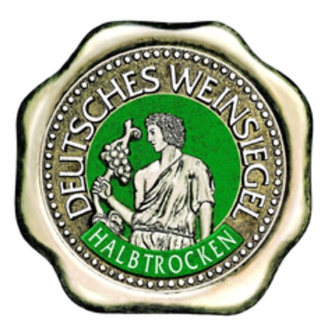 DEUTSCHES WEINSIEGEL HALBTROCKEN Logo (EUIPO, 18.05.2016)