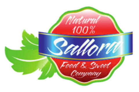 Natural 100% Sallora Food & Sweet Company Logo (EUIPO, 14.02.2018)