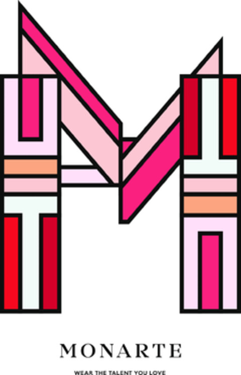 M MONARTE WEAR THE TALENT YOU LOVE Logo (EUIPO, 16.01.2019)