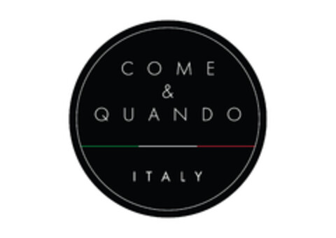 COME&QUANDO ITALY Logo (EUIPO, 23.07.2019)