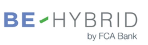 BE-HYBRID by FCA Bank Logo (EUIPO, 21.01.2020)