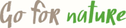 Go for nature Logo (EUIPO, 03.03.2020)