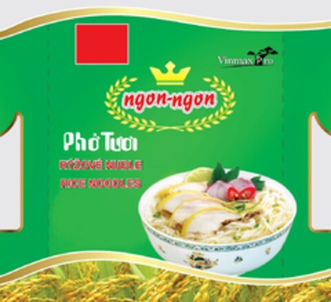 ngon-ngon Vinmax Pro Pho Tuoi rýžové nudle rice noodles Logo (EUIPO, 23.04.2021)