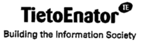 TietoEnator TE Building the Information Society Logo (EUIPO, 06.10.1999)