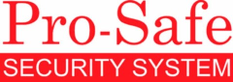 Pro-Safe SECURITY SYSTEM Logo (EUIPO, 07.05.2003)