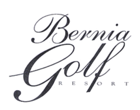 Bernia Golf RESORT Logo (EUIPO, 10.11.2003)