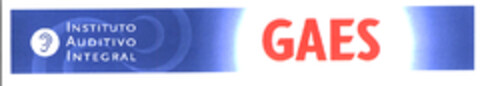 INSTITUTO AUDITIVO INTEGRAL GAES Logo (EUIPO, 03.11.2003)