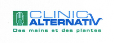 CLINIC ALTERNATIV Des mains et des plantes Logo (EUIPO, 01/05/2005)