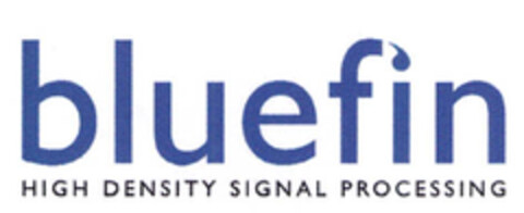 bluefin HIGH DENSITY SIGNAL PROCESSING Logo (EUIPO, 03/27/2006)