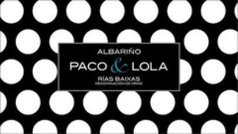 ALBARIÑO PACO & LOLA RIAS BAIXAS DENOMINACION DE ORIXE Logo (EUIPO, 19.09.2007)
