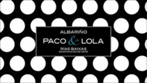 ALBARIÑO PACO & LOLA RIAS BAIXAS DENOMINACION DE ORIXE Logo (EUIPO, 09/19/2007)