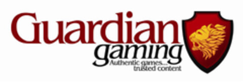 Guardian gaming Authentic games...trusted content Logo (EUIPO, 08.04.2008)