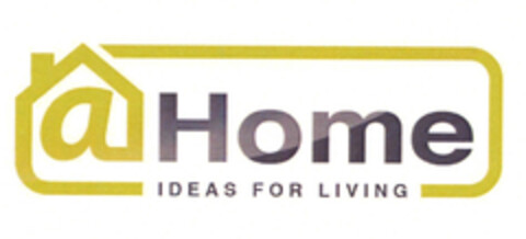 @Home IDEAS FOR LIVING Logo (EUIPO, 22.07.2010)