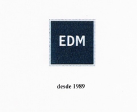 EDM desde 1989 Logo (EUIPO, 10/20/2011)