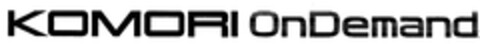 KOMORI OnDemand Logo (EUIPO, 26.06.2012)