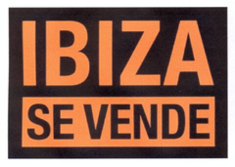 IBIZA SE VENDE Logo (EUIPO, 10/19/2012)