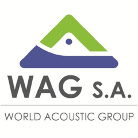 WAG S.A.  WORLD  ACOUSTIC  GROUP Logo (EUIPO, 10.01.2013)