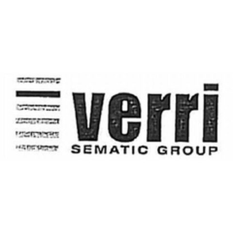 verri SEMATIC GROUP Logo (EUIPO, 31.01.2013)