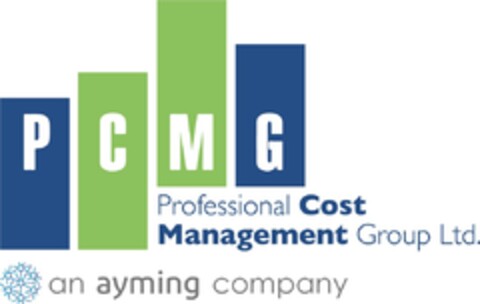 PCMG PROFESSIONAL COST MANAGEMENT GROUP LTD. AN AYMING COMPANY Logo (EUIPO, 29.04.2016)