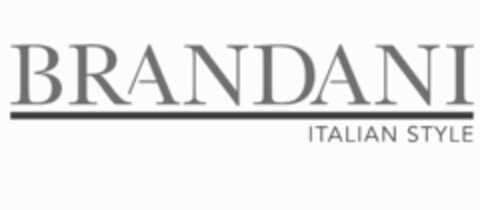 BRANDANI ITALIAN STYLE Logo (EUIPO, 05/15/2017)