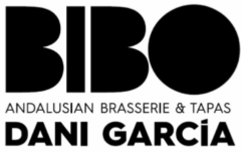 BIBO ANDALUSIAN BRASSERIE & TAPAS DANI GARCIA Logo (EUIPO, 12.06.2017)