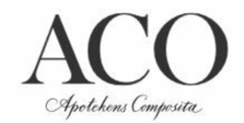 ACO APOTEKENS COMPOSITA Logo (EUIPO, 02/08/2019)