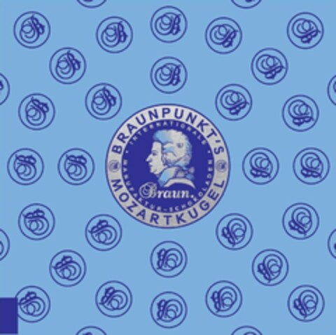 B BRAUNPUNKT'S MOZARTKUGEL Braun INTERNATIONALE MANUFAKTUR-SCHOKOLADEN Logo (EUIPO, 16.12.2019)