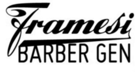 FRAMESI BARBER GEN Logo (EUIPO, 02/14/2020)