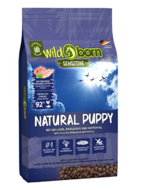 wildborn Natural Puppy Logo (EUIPO, 04.12.2020)