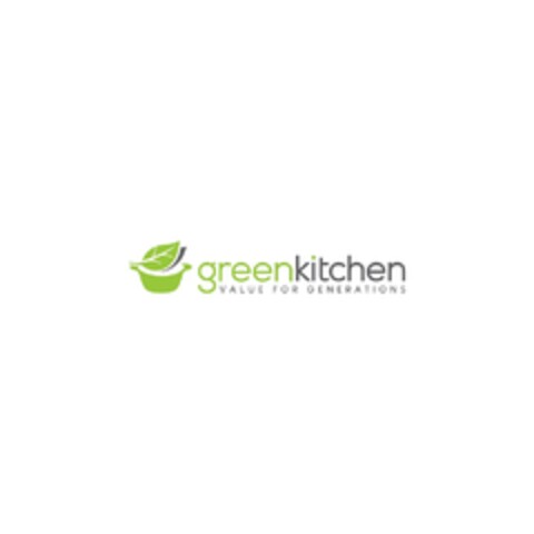 greenkitchen VALUE FOR GENERATIONS Logo (EUIPO, 16.03.2021)
