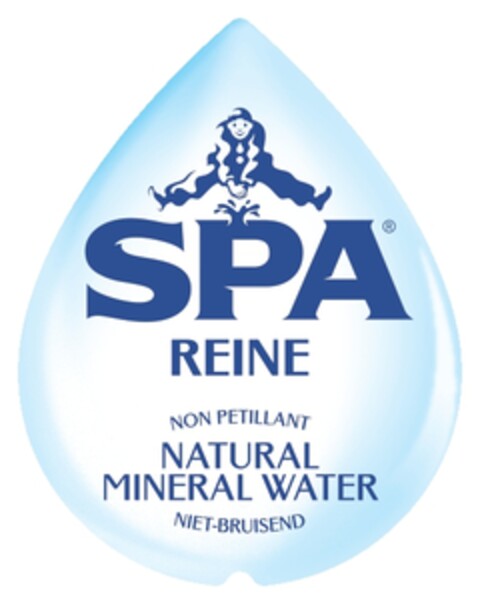 SPA REINE NON PETILLANT NATURAL MINERAL WATER NIET-BRUISEND Logo (EUIPO, 29.09.2021)