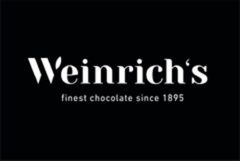 Weinrich`s finest chocolate since 1895 Logo (EUIPO, 06/15/2022)