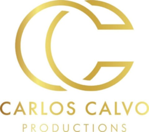 C C CARLOS CALVO PRODUCTIONS Logo (EUIPO, 08.03.2024)