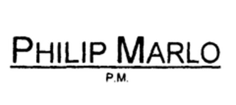 PHILIP MARLO P.M. Logo (EUIPO, 16.01.1998)