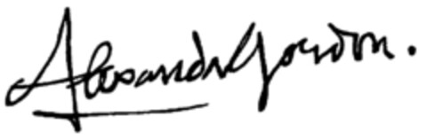 Alexander Gordon Logo (EUIPO, 03.06.1999)