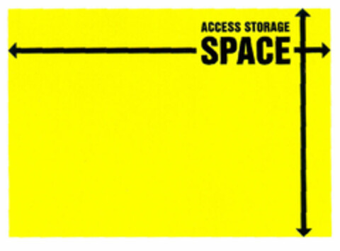 ACCESS STORAGE SPACE Logo (EUIPO, 13.08.1999)