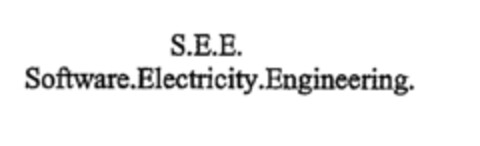 S.E.E. Software.Electricity.Engineering. Logo (EUIPO, 03.04.2002)