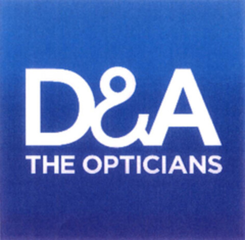 D&A THE OPTICIANS Logo (EUIPO, 02.06.2005)