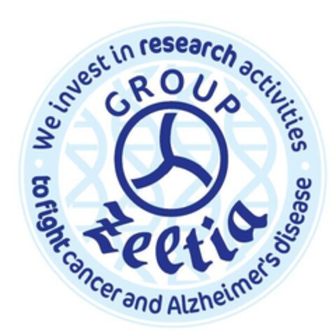 GROUP ZELTIA WE INVEST IN RESEARCH ACTIVITIES TO FIGHT CANCER AND ALZHEIMER'S DISEASE Logo (EUIPO, 06.10.2009)