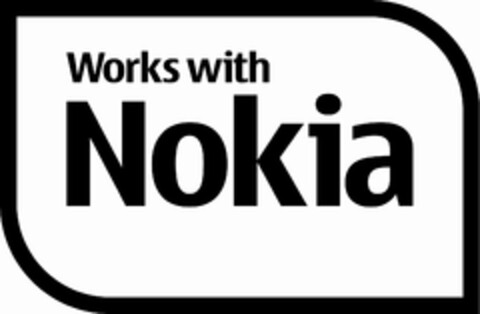 Works with Nokia Logo (EUIPO, 10/30/2009)