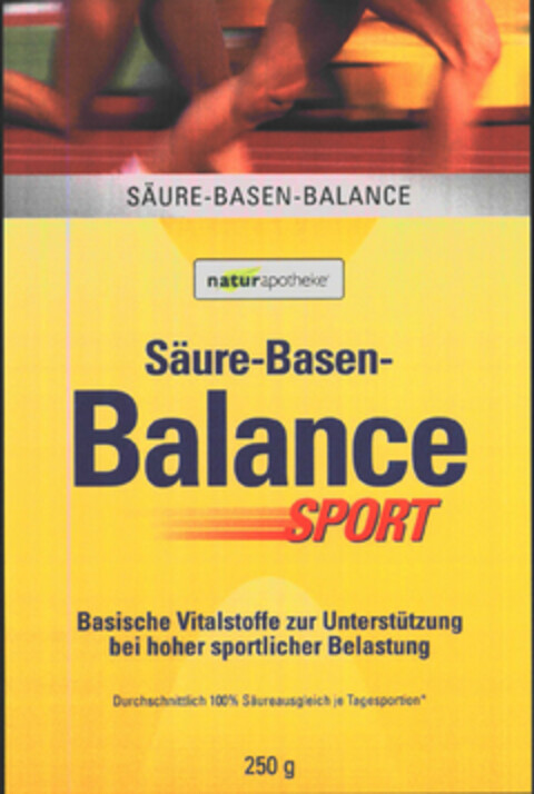 naturapotheke Säure-Basen-Balance Sport Logo (EUIPO, 08.02.2010)