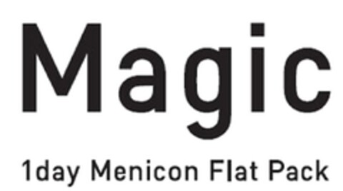 Magic 1day Menicon Flat Pack Logo (EUIPO, 12.11.2010)